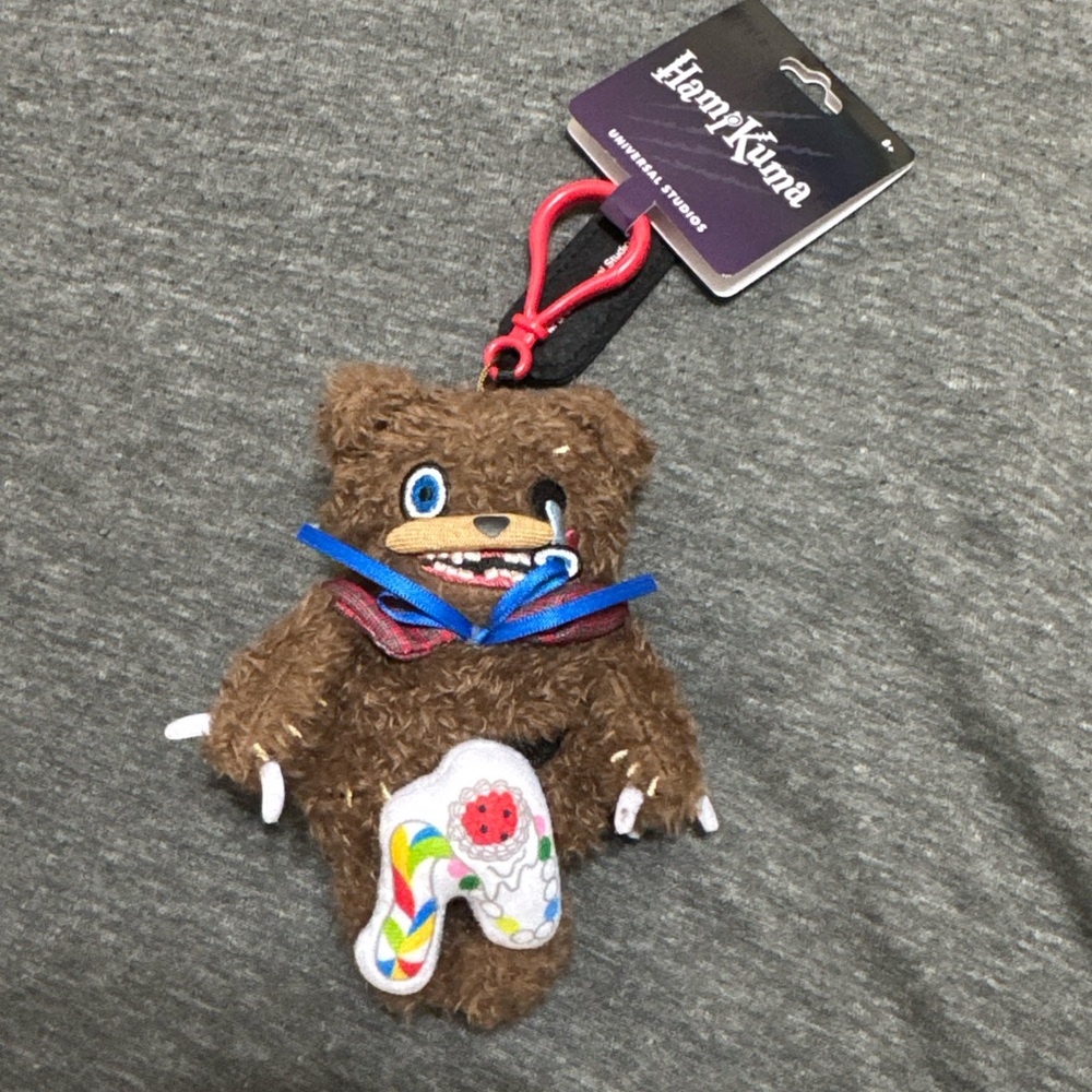 Hamikuma Plush Halloween Horror Night Mascot Keychain Universal Studios